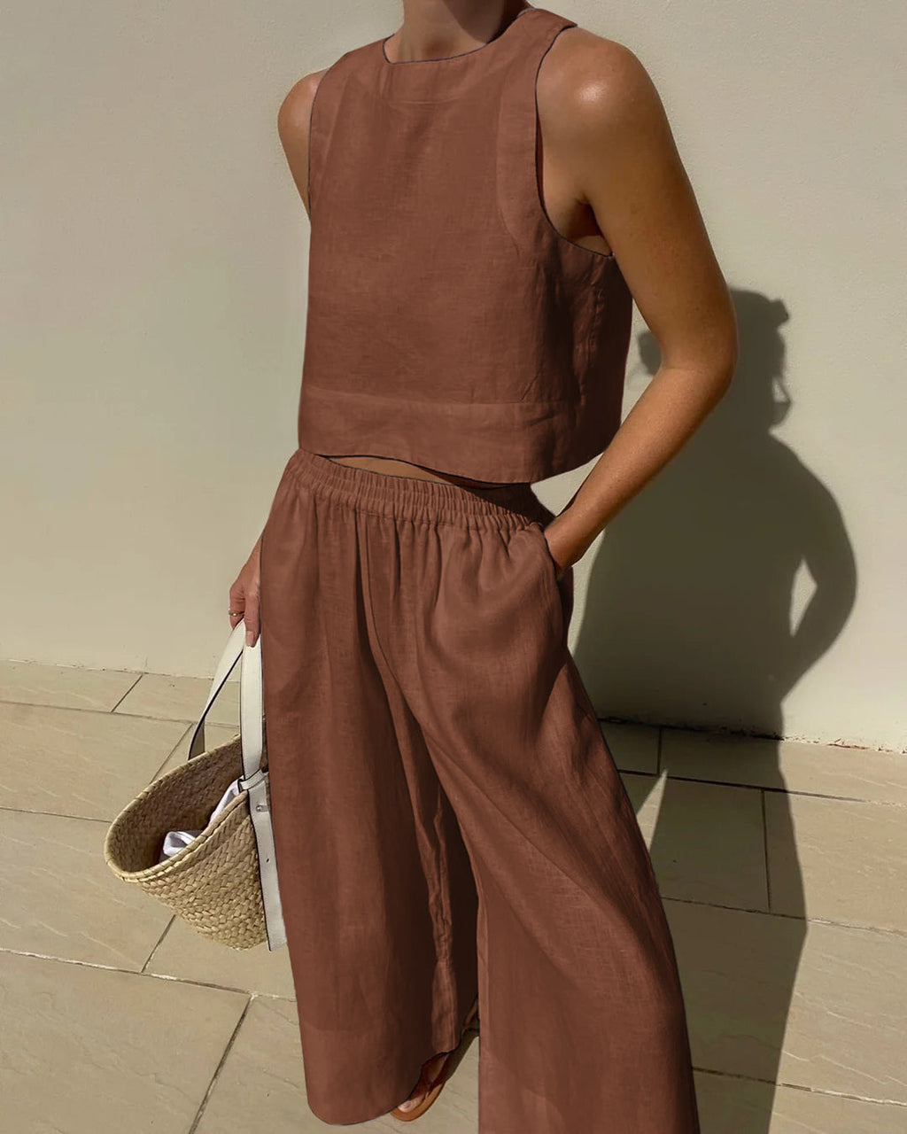 Valenzora | Two-piece linen set