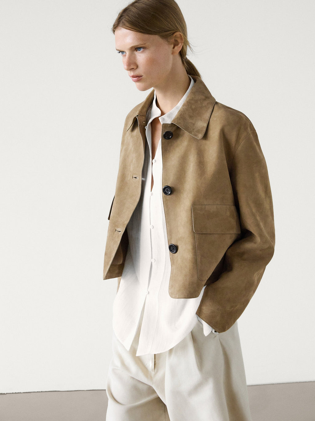 Valenzora | Suede Cropped Jacket