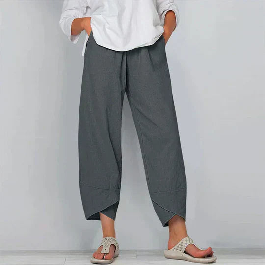 Valenzora | Cotton Linen Trousers for Women