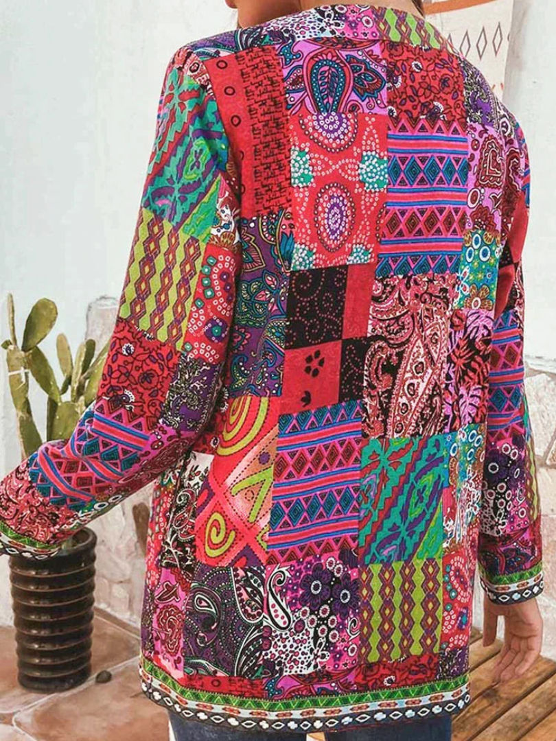 Valenzora | Women's Ethnic Floral Coat Jacket
