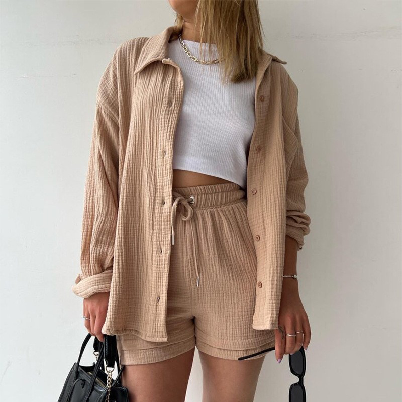 Valenzora | Two-piece long-sleeved shirt & trousers