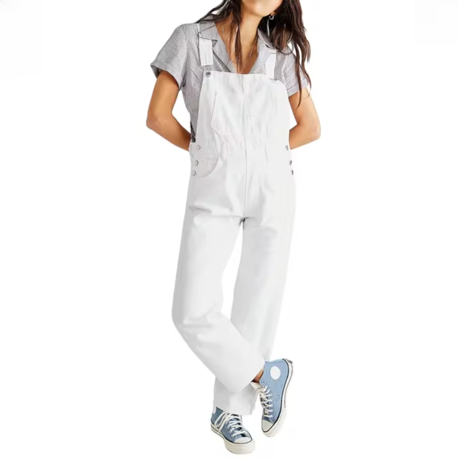 Valenzora | Lockerer Jeans-Jumpsuit