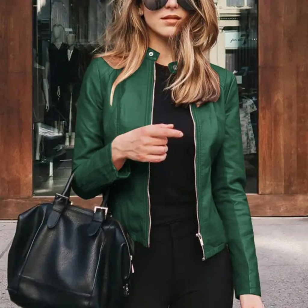 Valenzora - women's leather motorcycle jacket