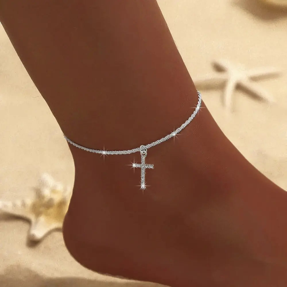 Valenzora | Gold/silver anklet for women