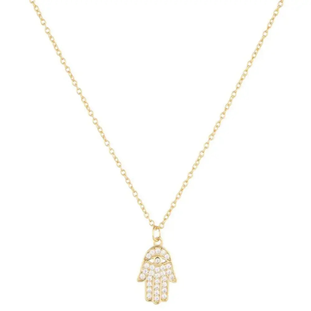 Valenzora | Sterling Silver Diamond Protective Pendant for Women