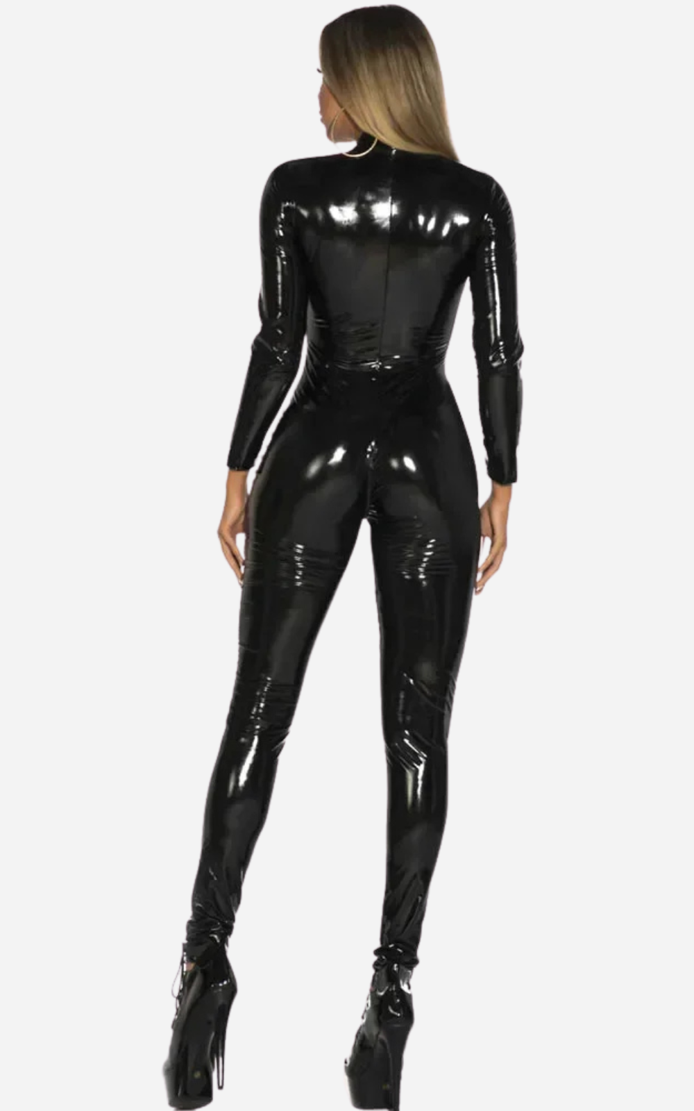 Valenzora | Women's Vinyl Black Gloss Ultra Glamour