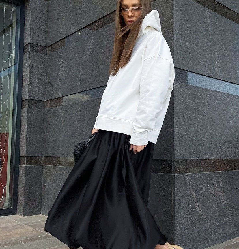 Valenzora | Long Spring Skirts Pleated