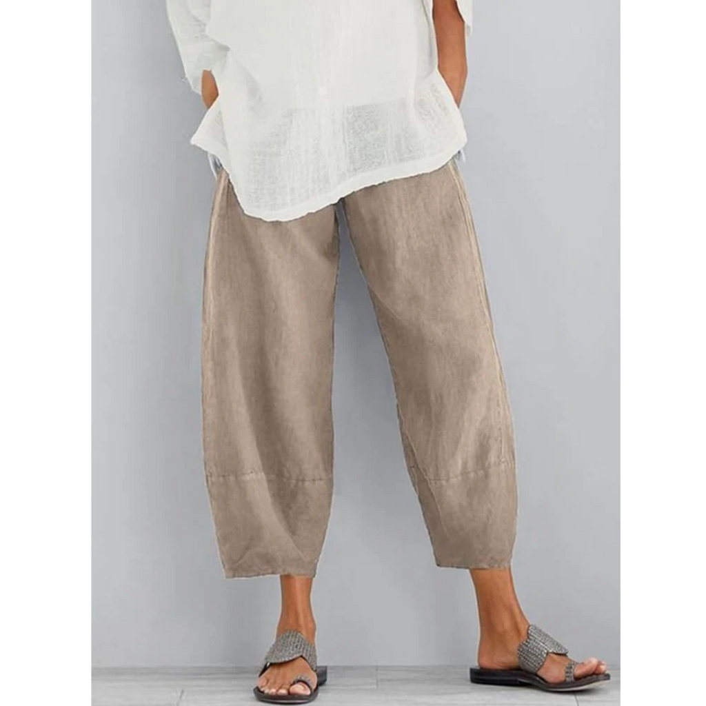 Valenzora | Linen leisure trousers