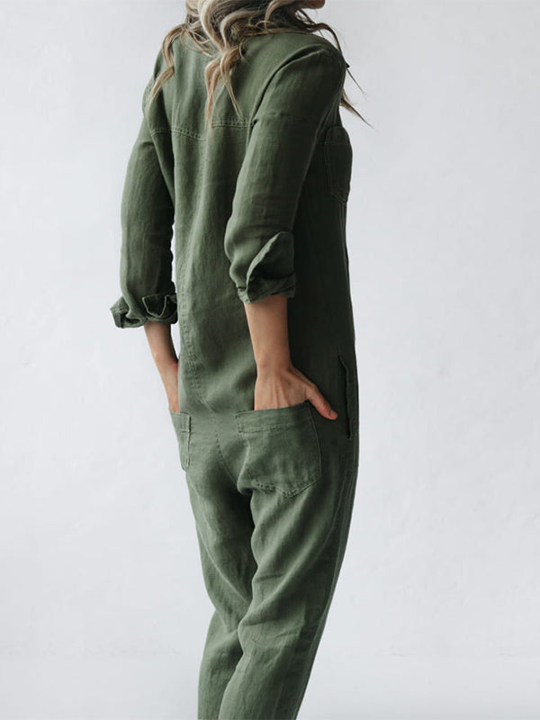 Valenzora | Long-sleeved jumpsuit – Comfortable and stylish
