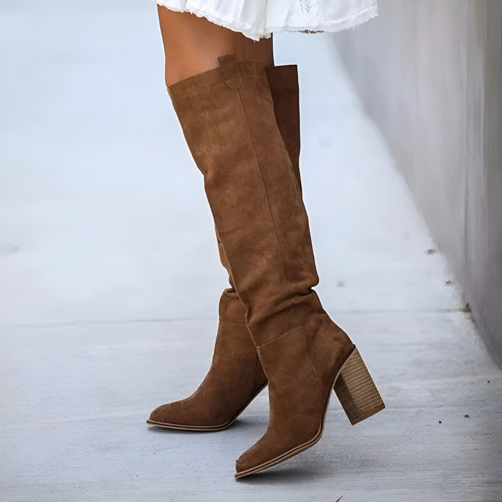 Valenzora | High Boots with Sturdy Heel for Women for a Timeless Look