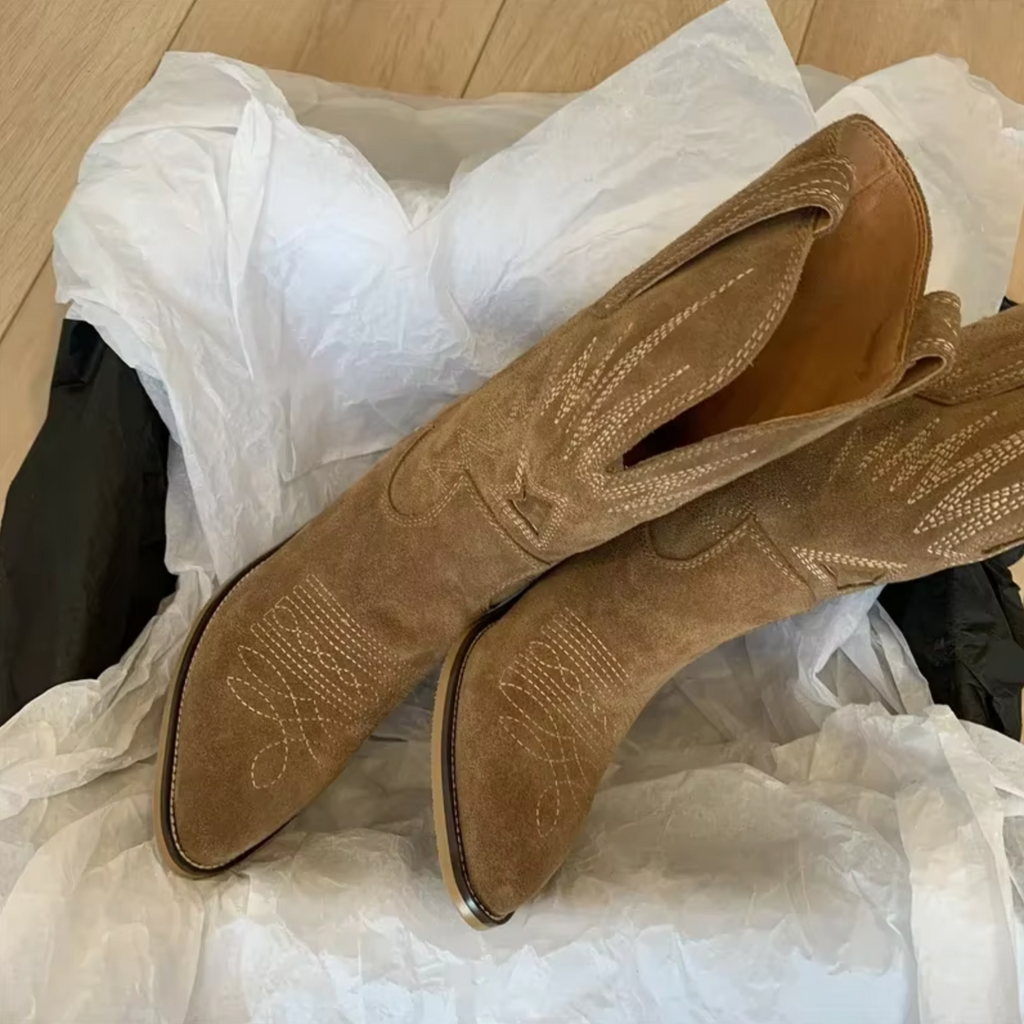 Valenzora | Broderede vintage boots