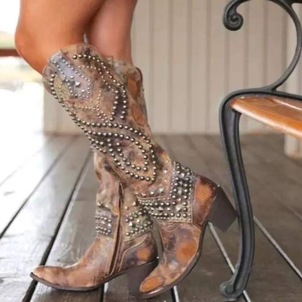 Valenzora | Cowboy boots with heels