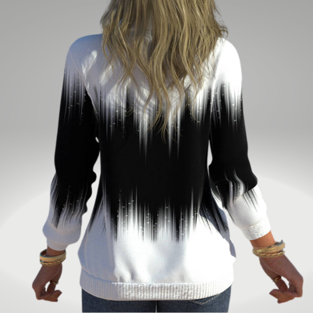 Valenzora - Women's sweatshirt with gradient print