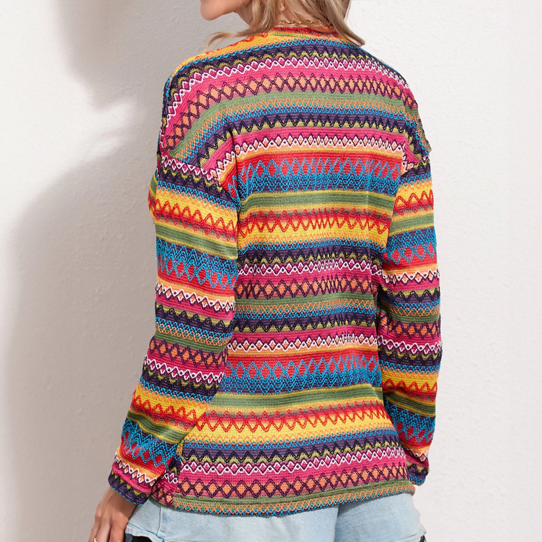 Valenzora | Retro Herbstpullover