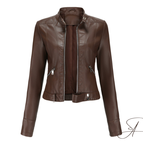 Valenzora | Elegant leather jacket