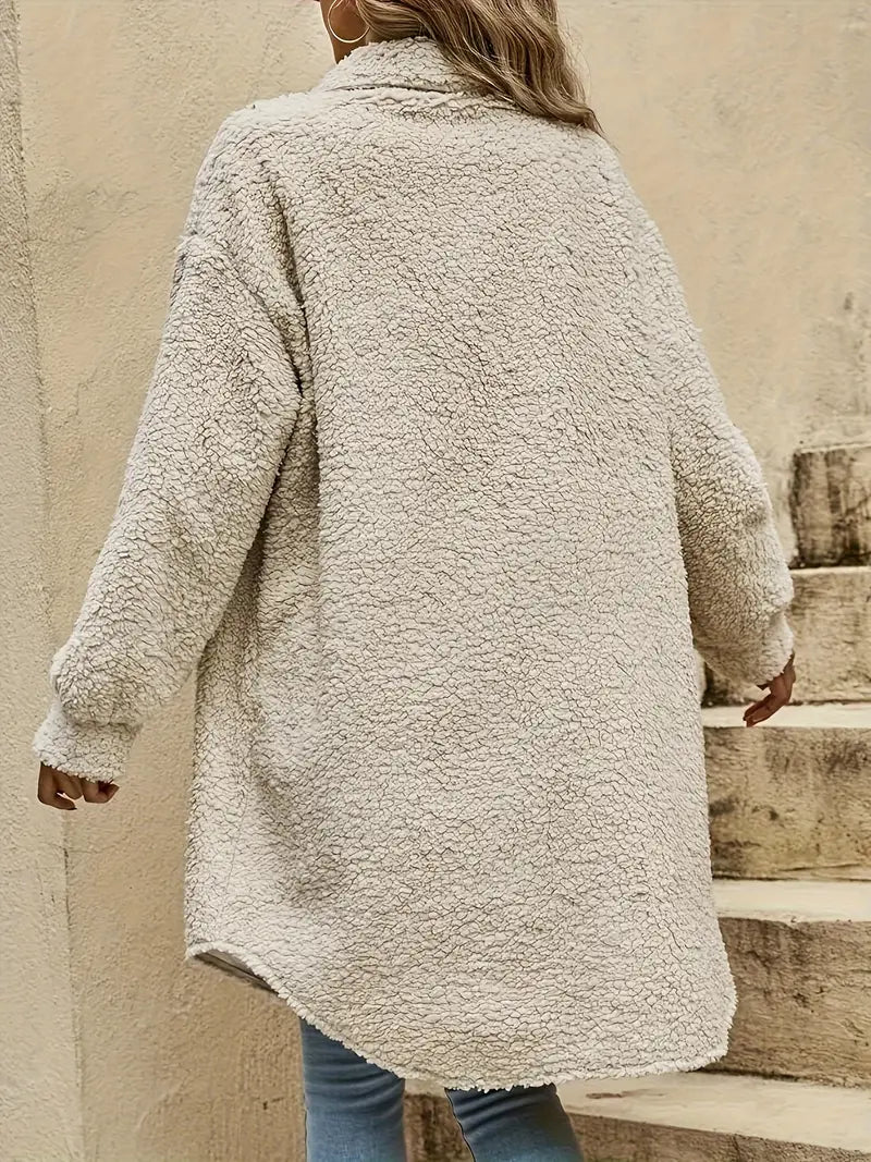 Soft jacket with buttons