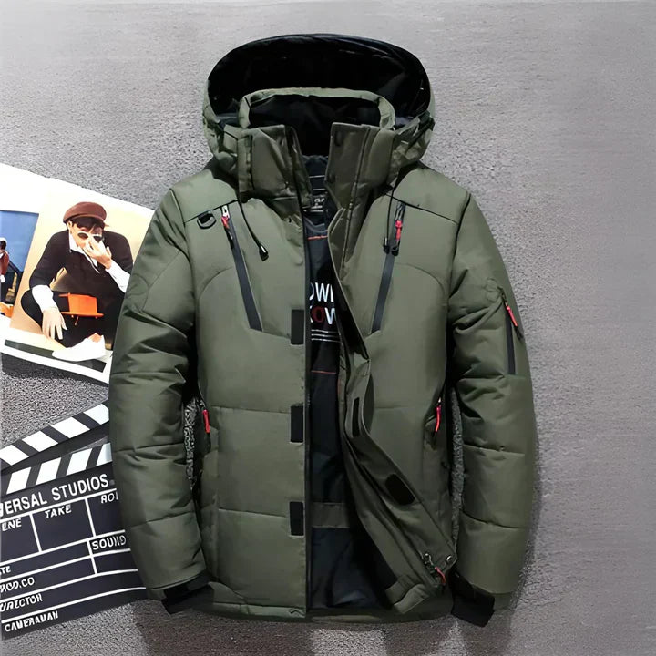 Luxurious down jacket