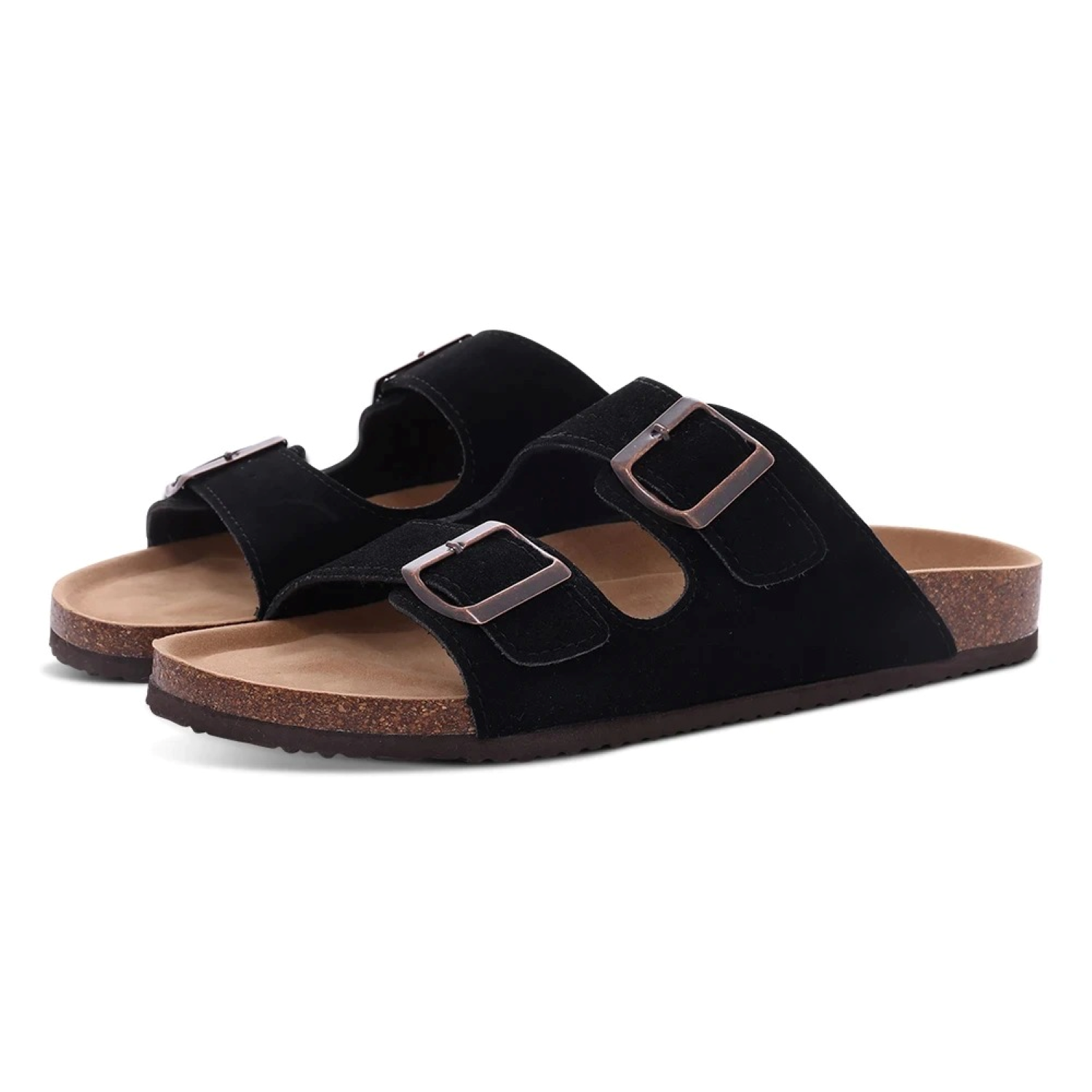Valenzora | Wildleder-Sandalen für Damen mit doppelter Riemenführung