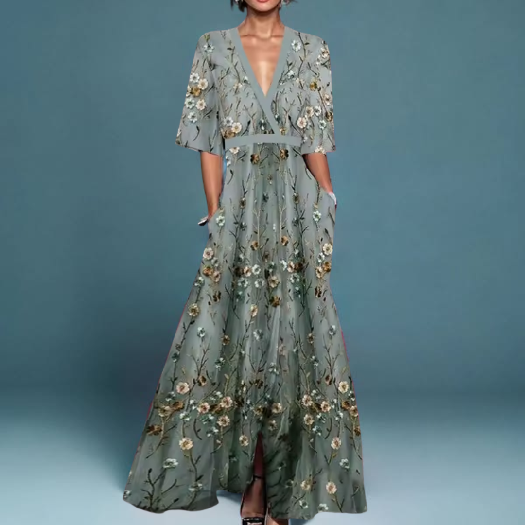 Valenzora | Elegantes Blumenkleid