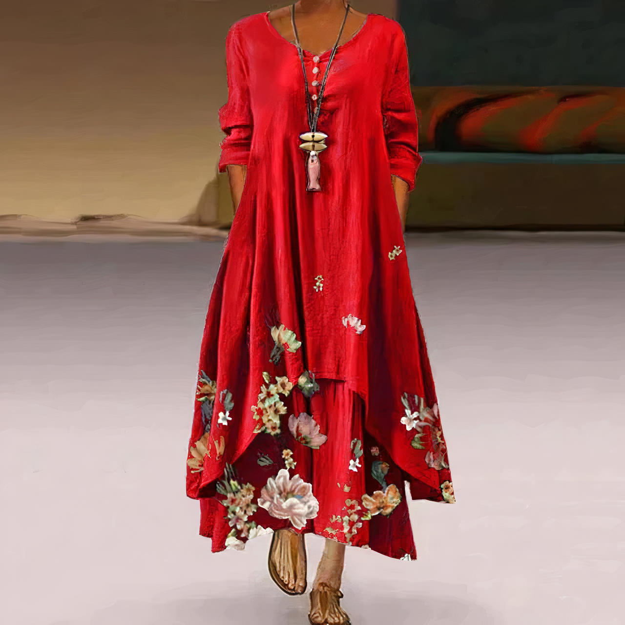 Valenzora | Elegant fashion cotton dress