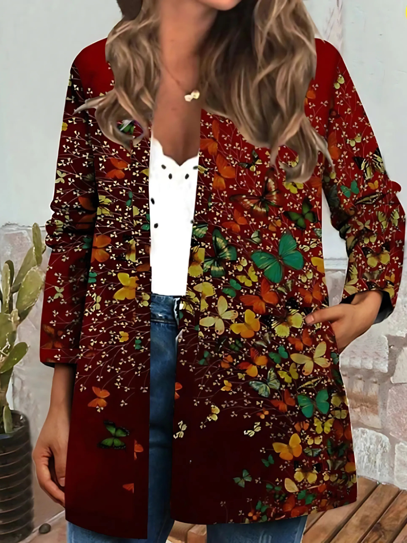 Valenzora | Women's Ethnic Floral Coat Jacket