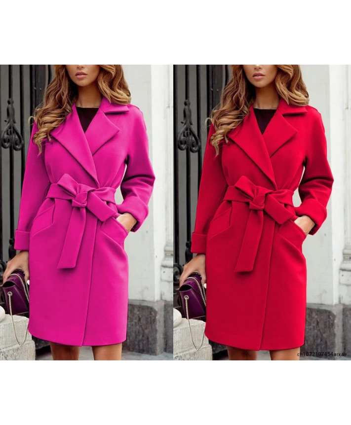 Valenzora | Stylish trench coat with belt