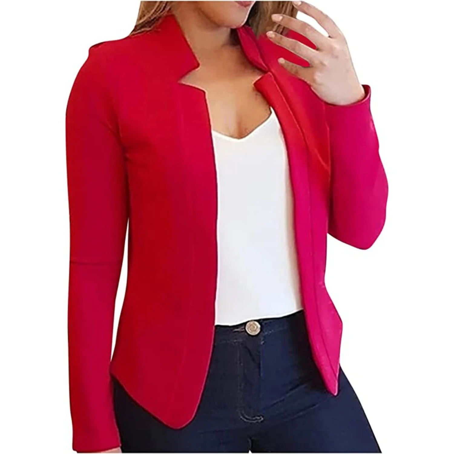 Valenzora – Kleiner Damenblazer, schlichter Cardigan