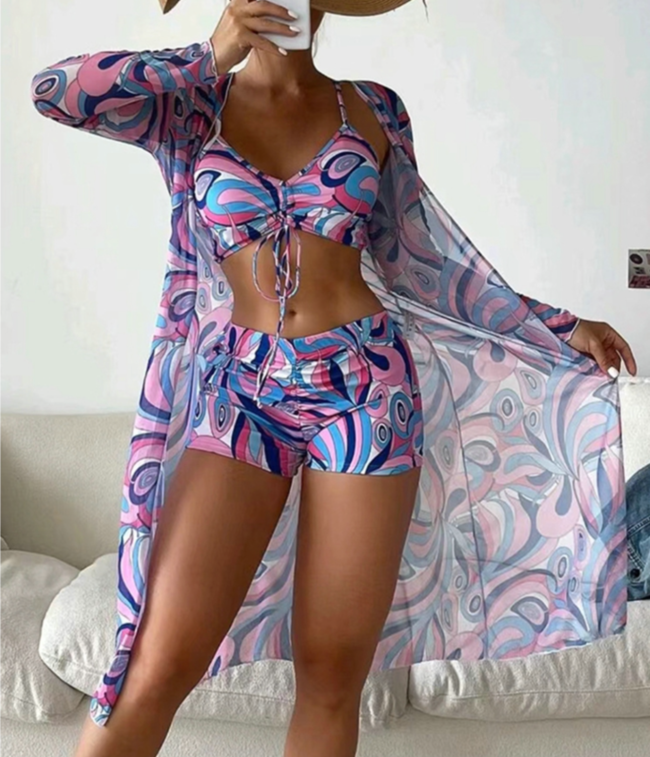 Valenzora 1-teiliger Bikini-Set | Demi-Set