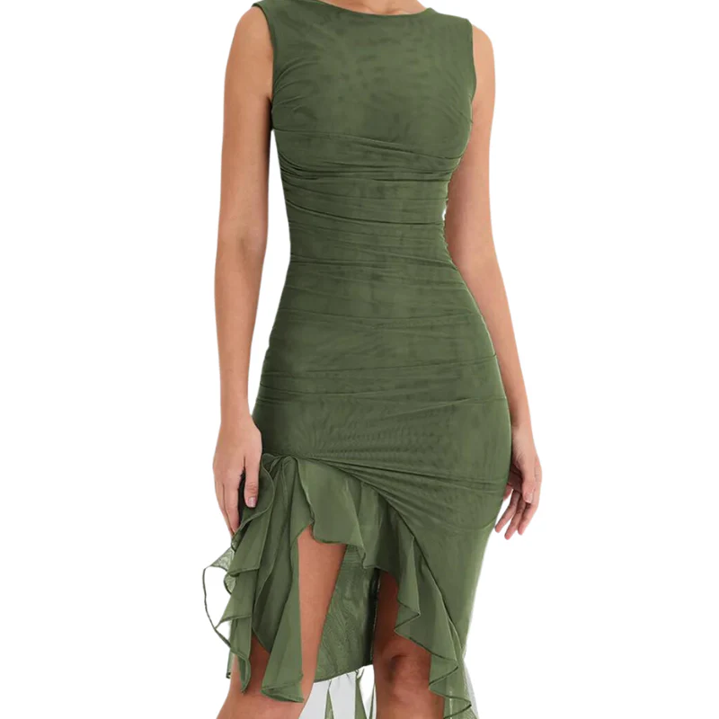 Elegantes Netz-Kleid