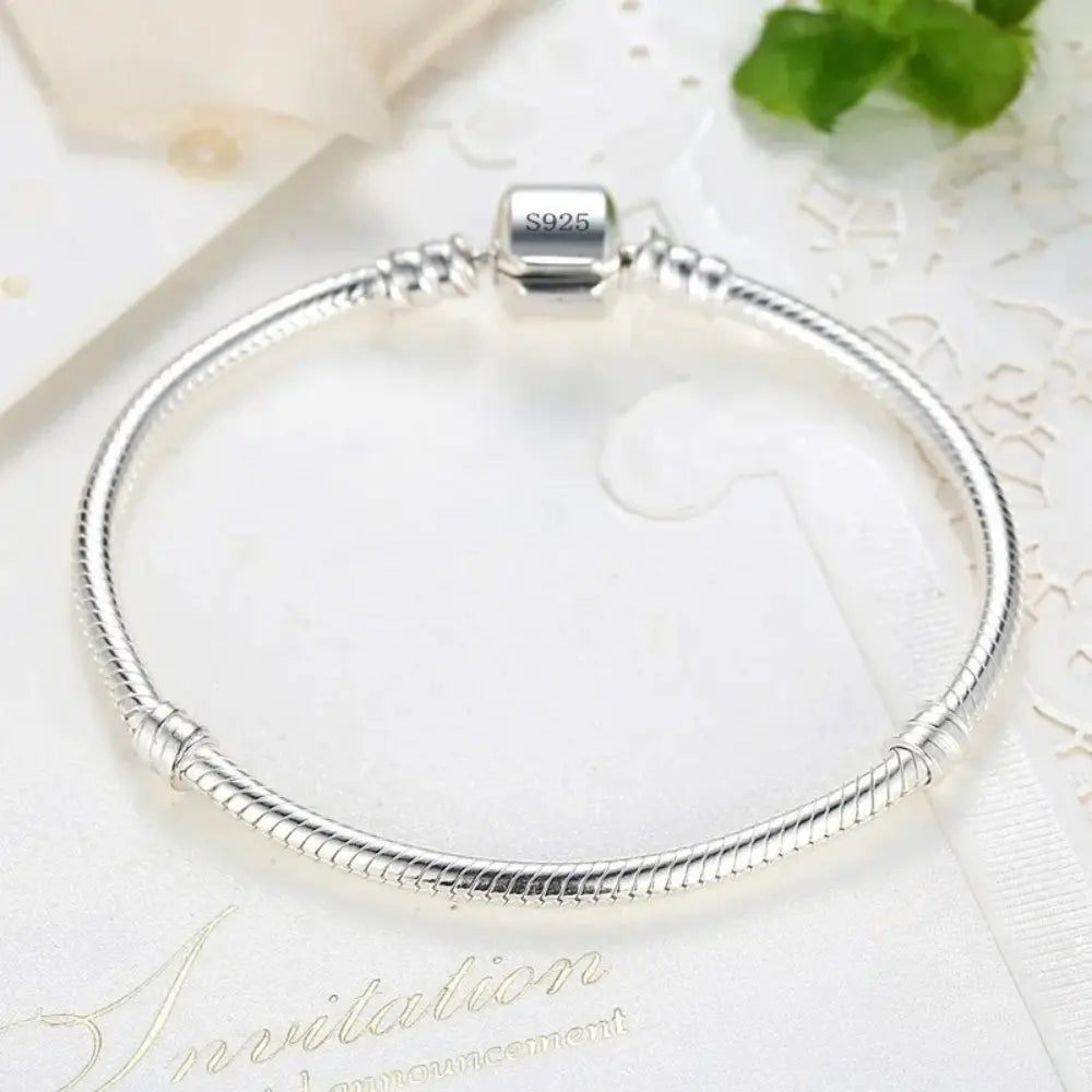 Valenzora | 925 Sterling Silver Charm Bracelet for Women