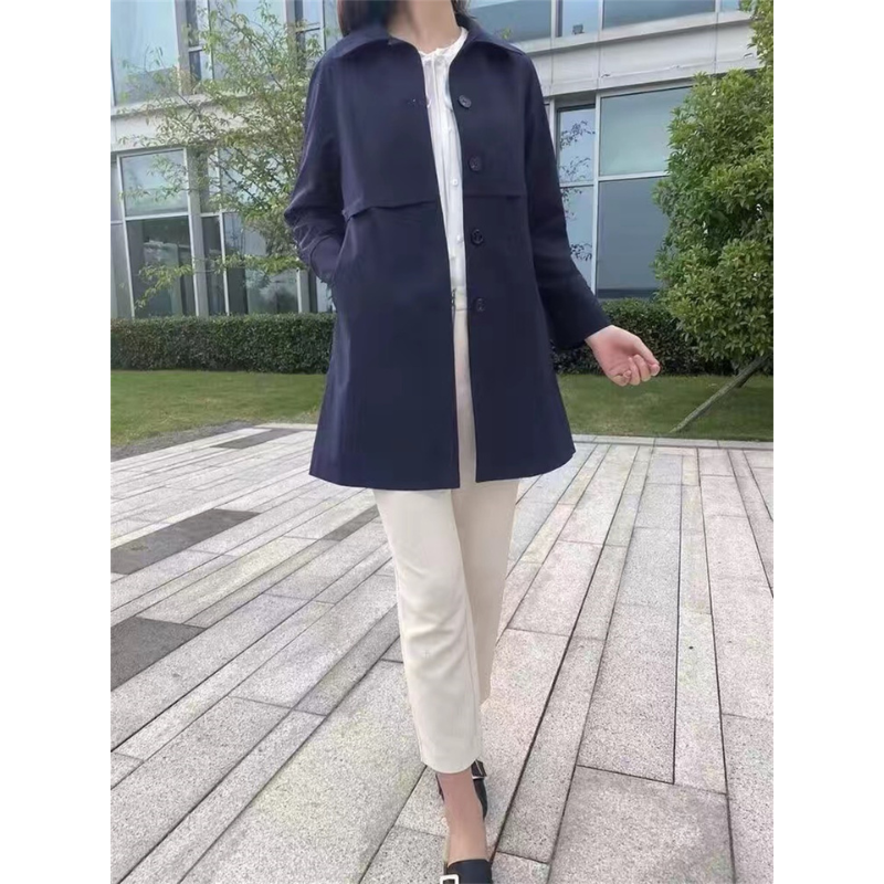 Valenzora | Classic women's trench coat, simply tied, tailored women's coat