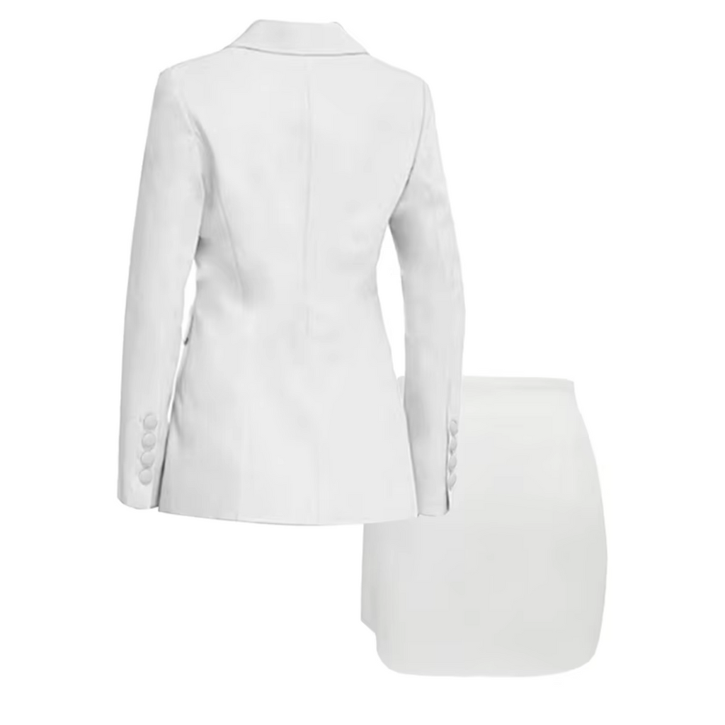 Valenzora | Elegant coat and skirt set