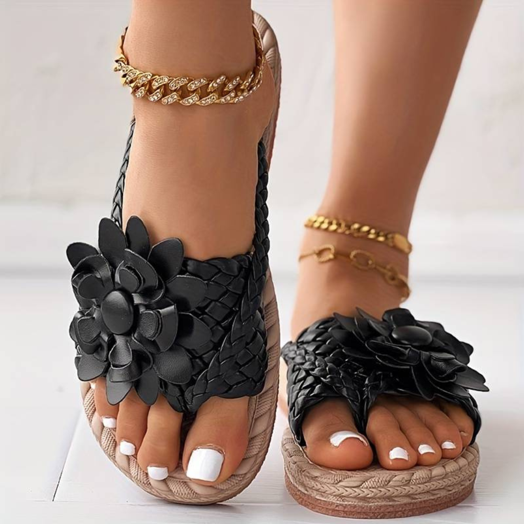 Flip-flops | Women's sandals with an open toe and elegant braided straps
