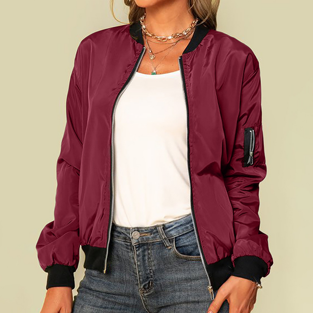 Valenzora | Classic Casual Bomber Jacket Women's