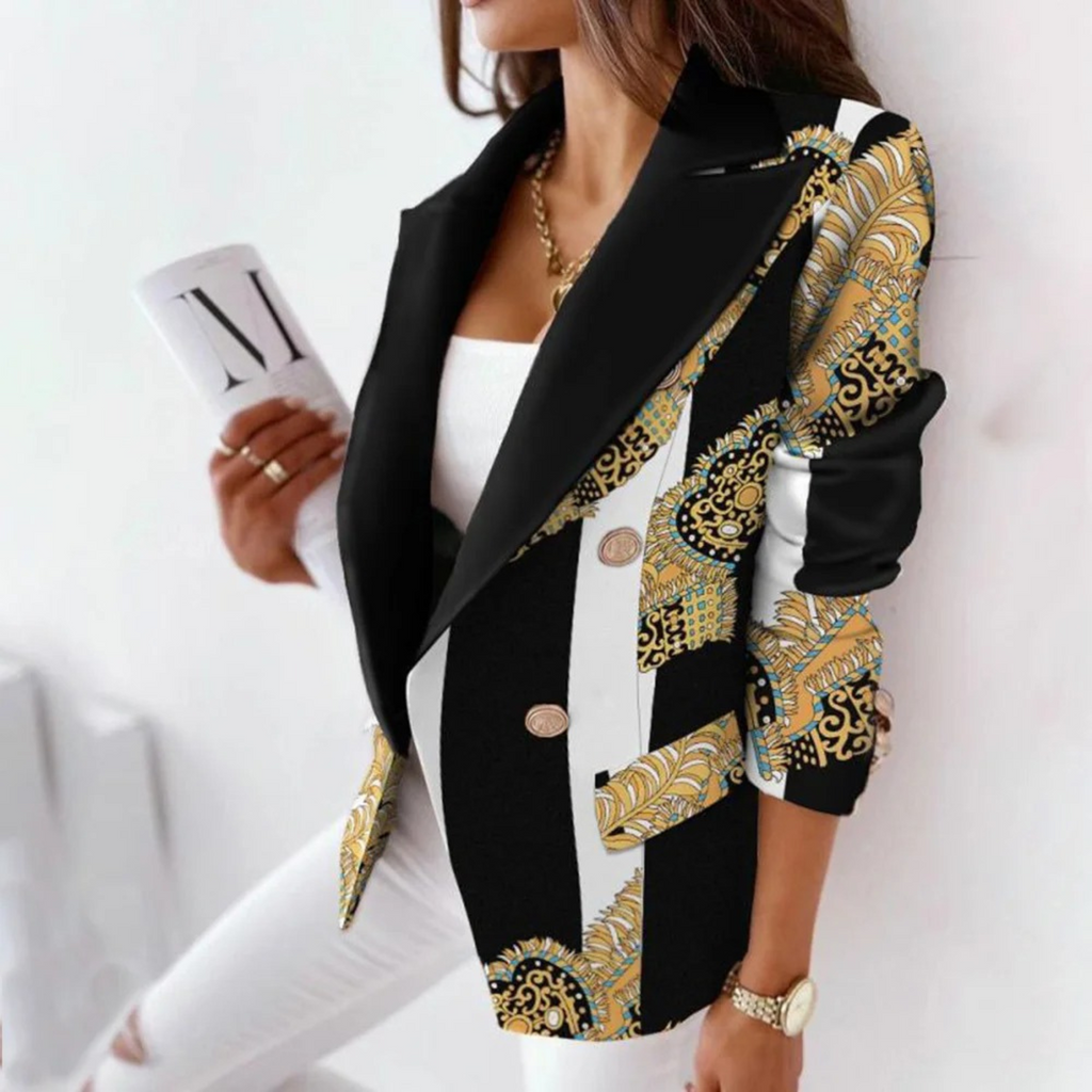 Valenzora – Women's blazer with reversible collar