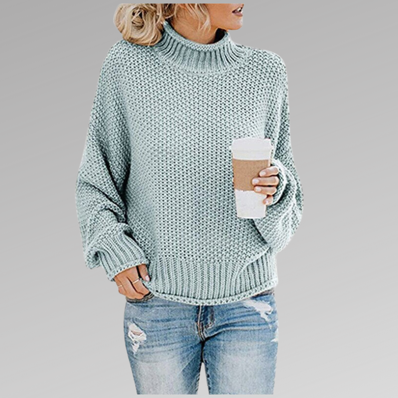 Valenzora - Gemütlicher Strickrollkragenpullover für Damen