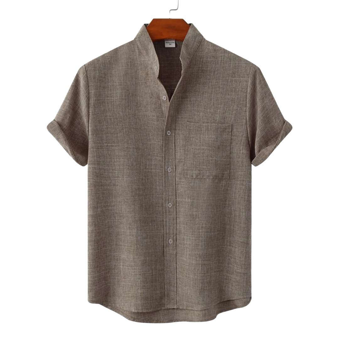 Valenzora Linen T-Shirt - Boho - Solid Color Slim Fit