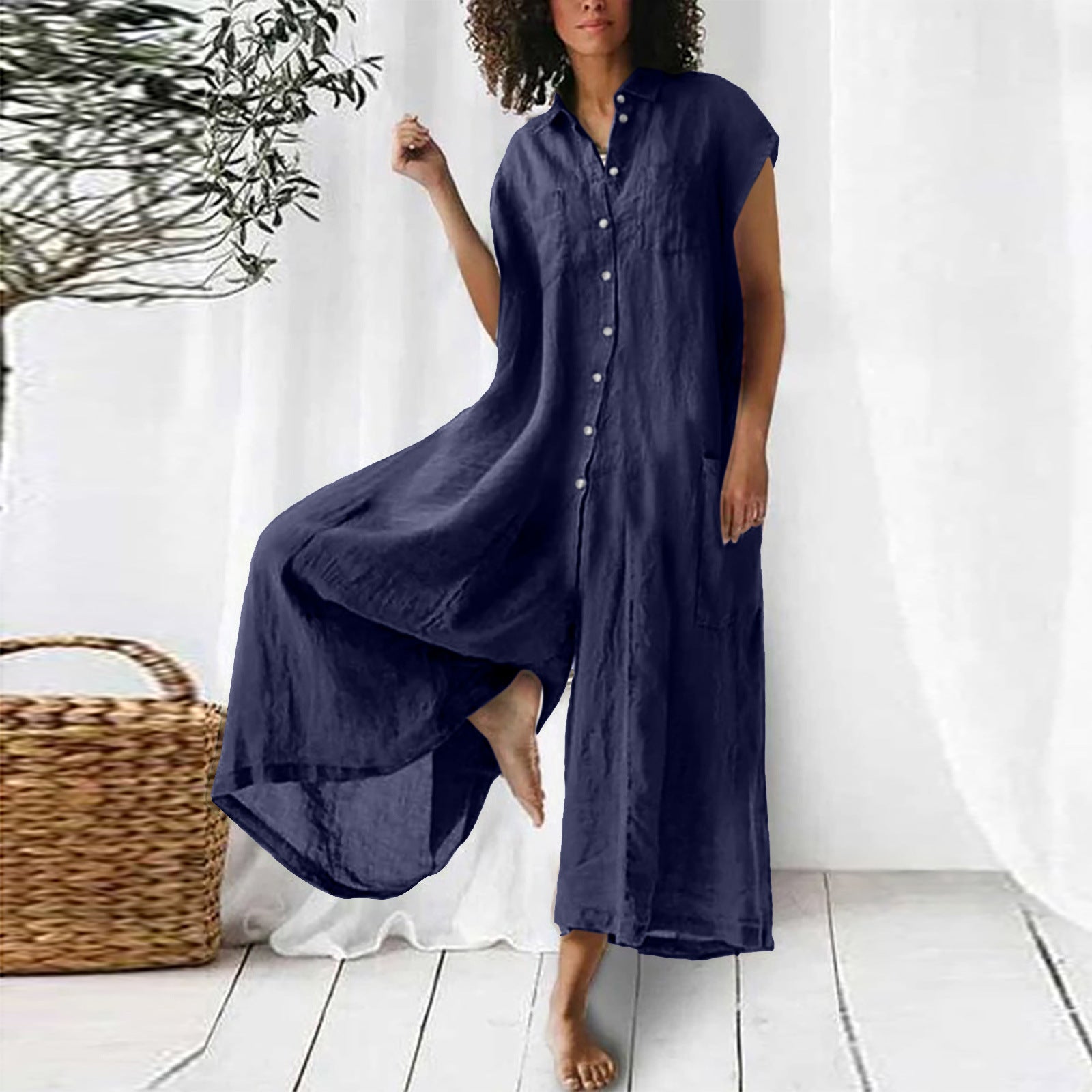 Valenzora | Super Stylish Linen Jumpsuit for Women