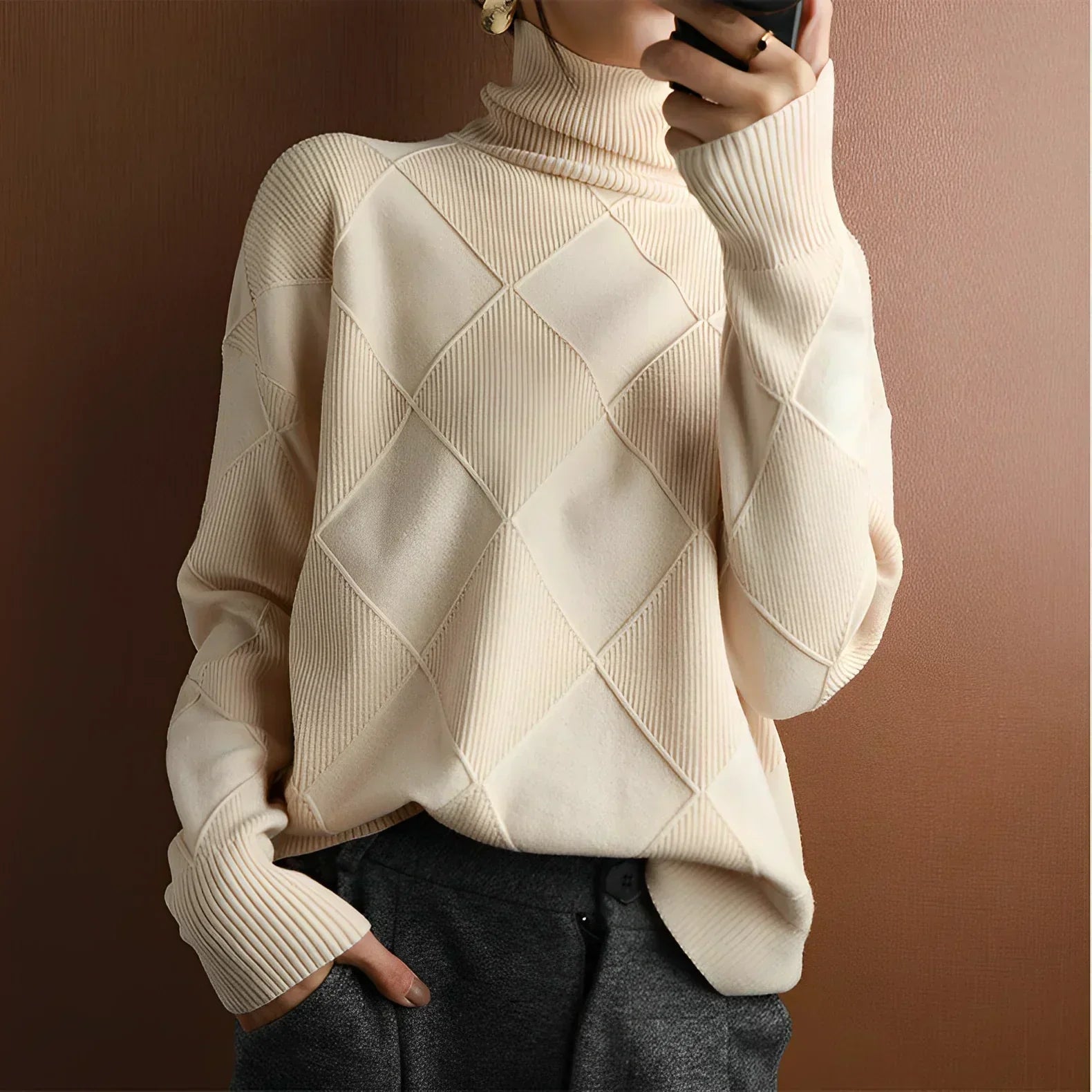 Layla™ KNITTED TURTLE ECK