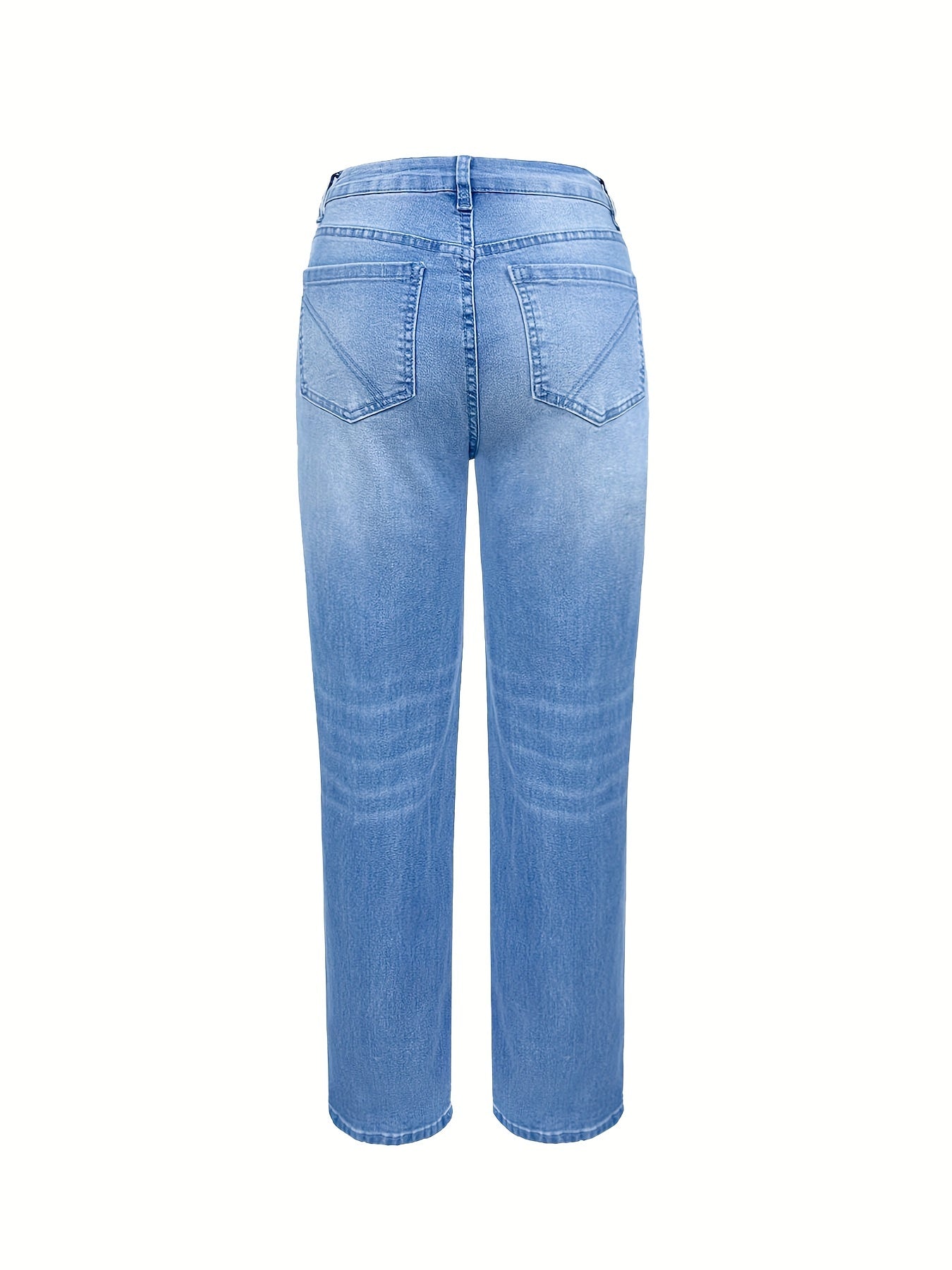 Valenzora | Weathered Blue Women's Stretch Jeans