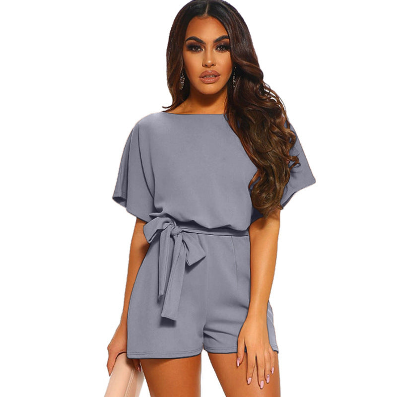 Valenzora overall with round neckline for women