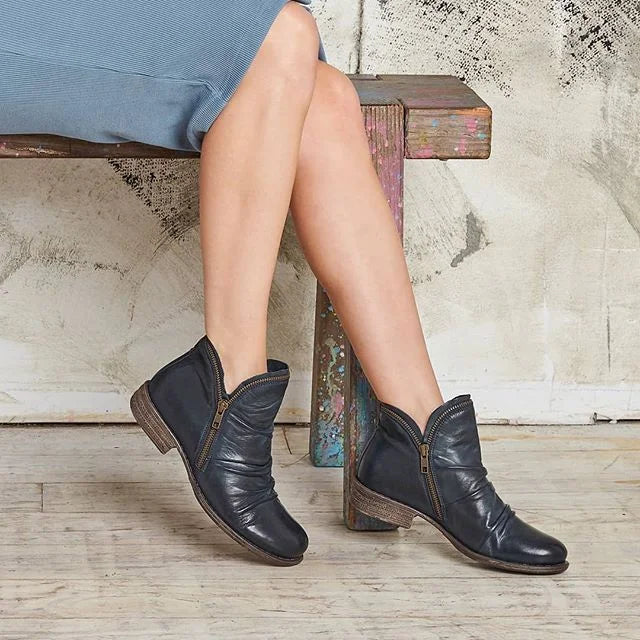 Valenzora - Women's Zipper Ankle Boots