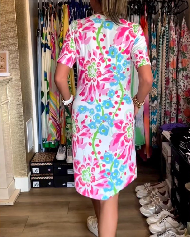 Valenzora | Women's Floral Pattern Dress