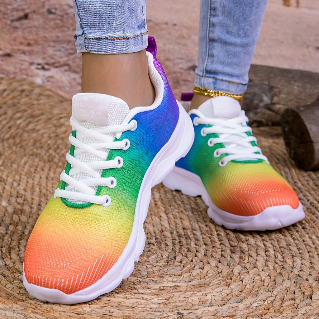 Valenzora | Breathable knitted women's sneakers