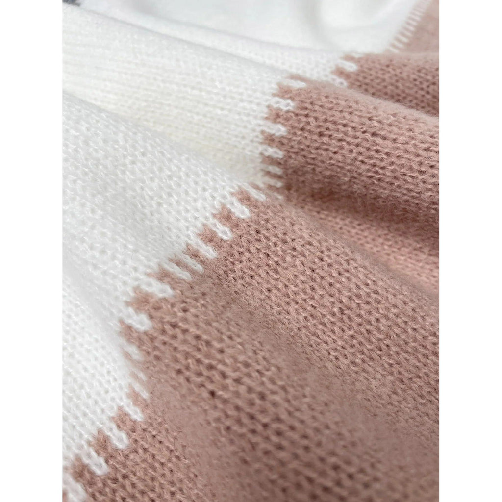 Valenzora - Leopardenmuster-Strickpullover