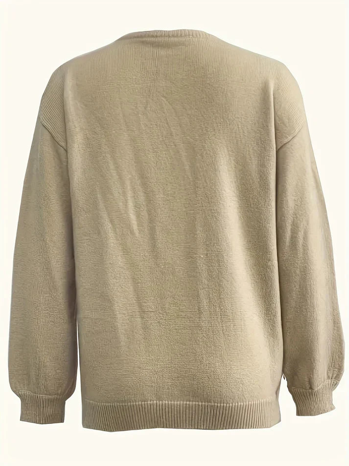 Valenzora | braune Strickjacke für Damen