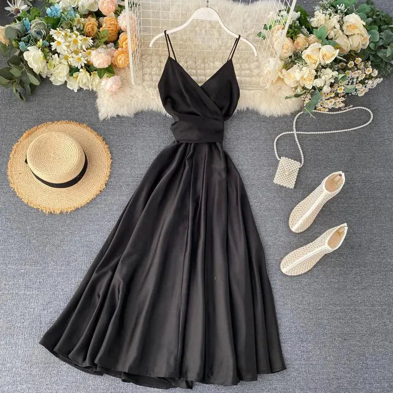 Valenzora | Goddessenkette Knöchellanges Taillenkleid