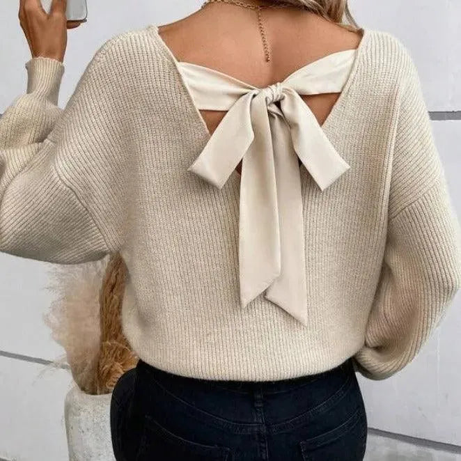 Valenzora | V-neck breide trui