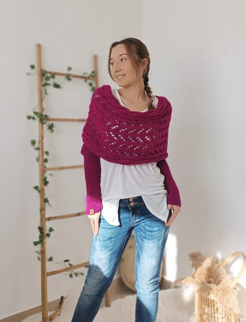 Valenzora | Scarf - elegant women's woven wrap