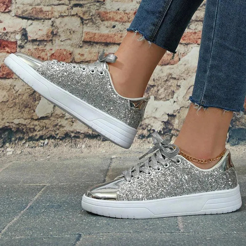 Valenzora | Glittering sneakers with sequins